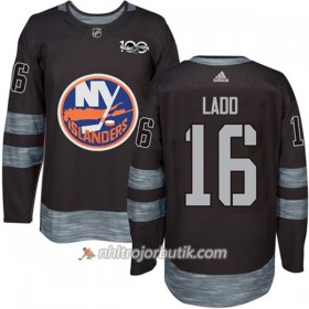 Män Ishockey New York Islanders Tröja Andrew Ladd 16 1917-2017 100th Anniversary Adidas Svart Authentic